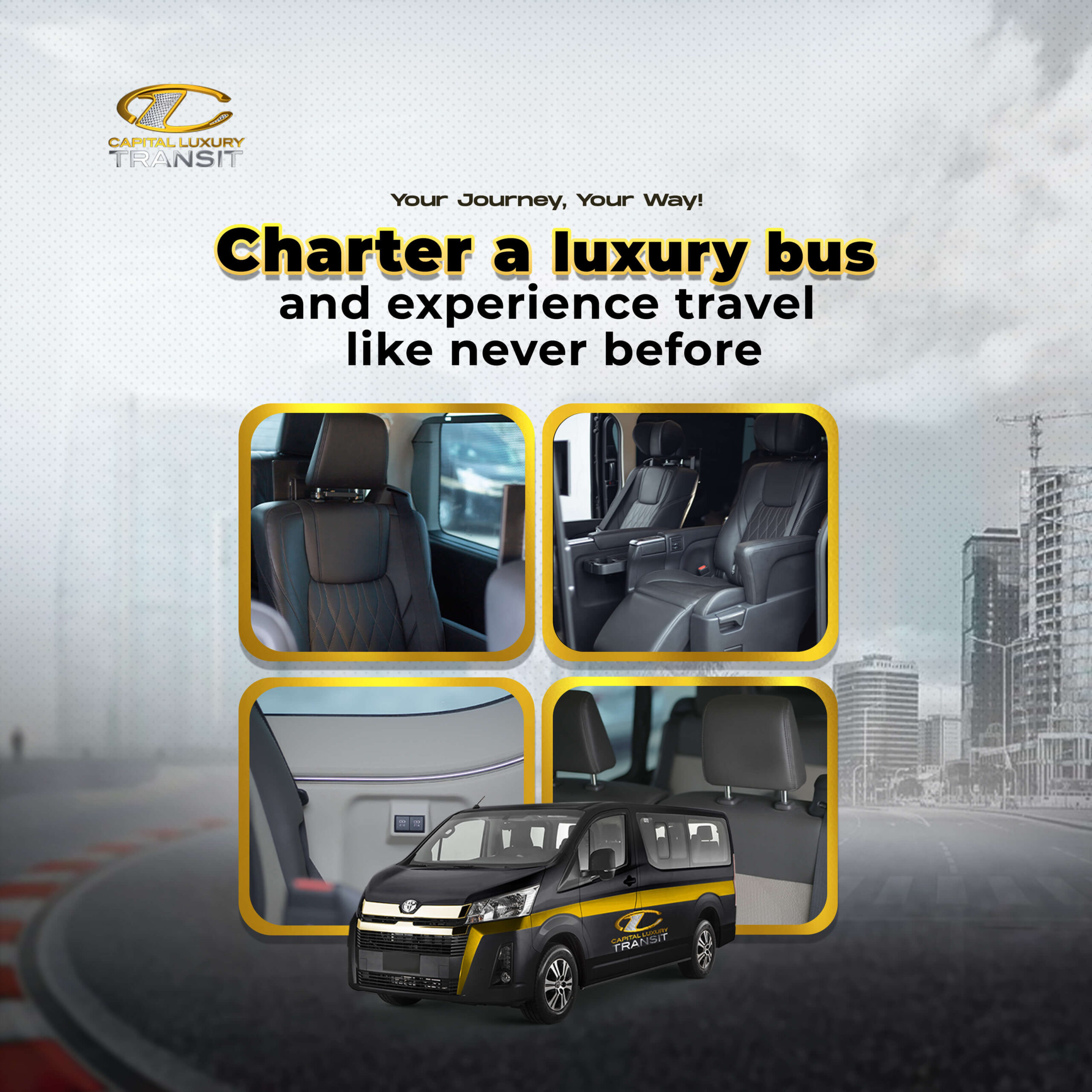 charter a luxury bus today